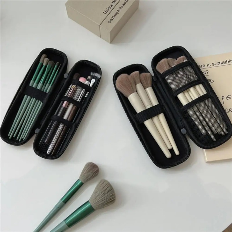 Beauty Bag Makeup - 1pc 블랙 화장품 가방 방수 더블