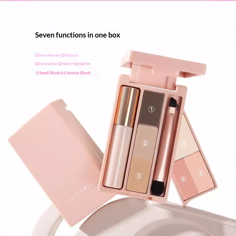Merit Beauty Makeup - 주디돌 트래블 종합 플레이트 미니 그루밍