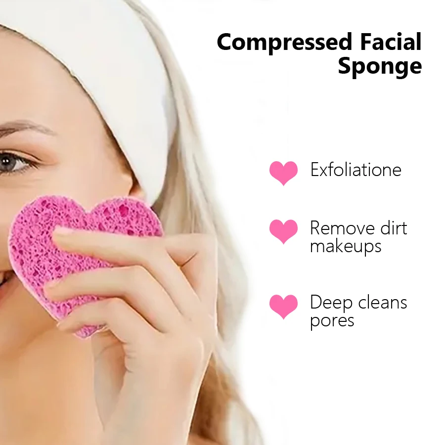 5개입 셀룰로오스 페이스 스펀지 압축형 얼굴 클렌징 마 - Cosmetic Sponge 리뷰 및 가격