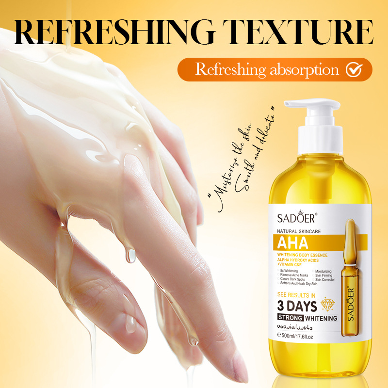 사도어 AHA 화이트닝 바디 에센스 500ml 보습 브 - Vitamin C Serum Face 리뷰 및 가격