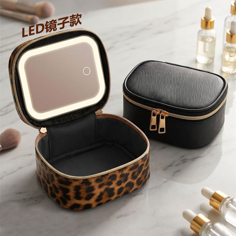 휴대용 LED 메이크업 보관 가방 내장 거울 포함 충전 - Beauty Bag Makeup 리뷰 및 가격