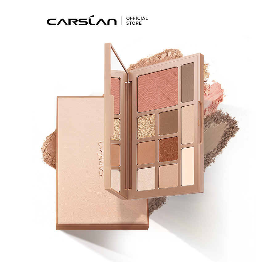 Carslan 실키 트윙클 종합 아이섀도우 팔레트 누드 - Merit Beauty Makeup 리뷰 및 가격