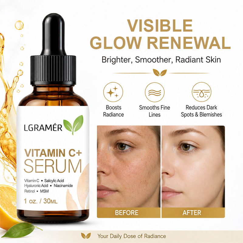 비타민 C+ 히알루론산 함유 브라이트닝 안티에이징 수분 - Vitamin C Serum Face 리뷰 및 가격