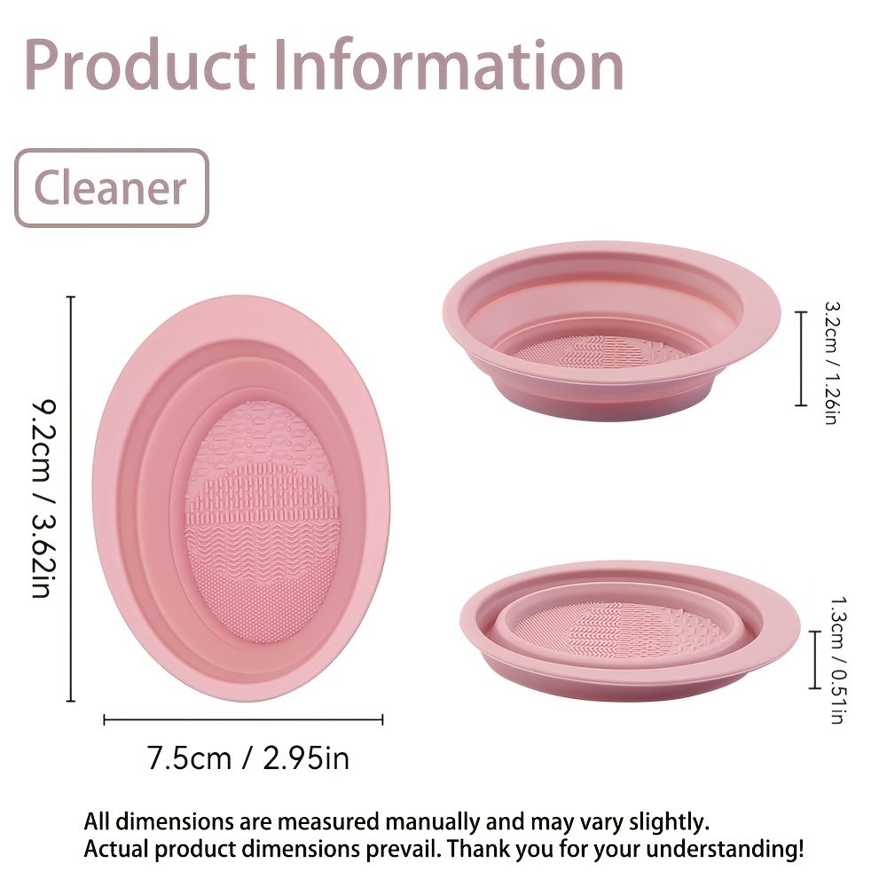 접이식 실리콘 메이크업 브러쉬 클리너 볼, 브러쉬, 퍼 - Cosmetic Sponge 리뷰 및 가격