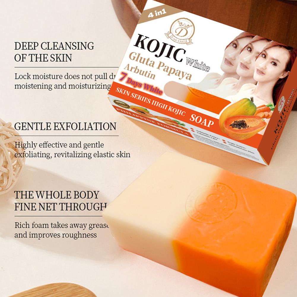 160g 파파야 코직산 에센셜 오일 비누, 비타민 C  - Vitamin C Serum Face 리뷰 및 가격