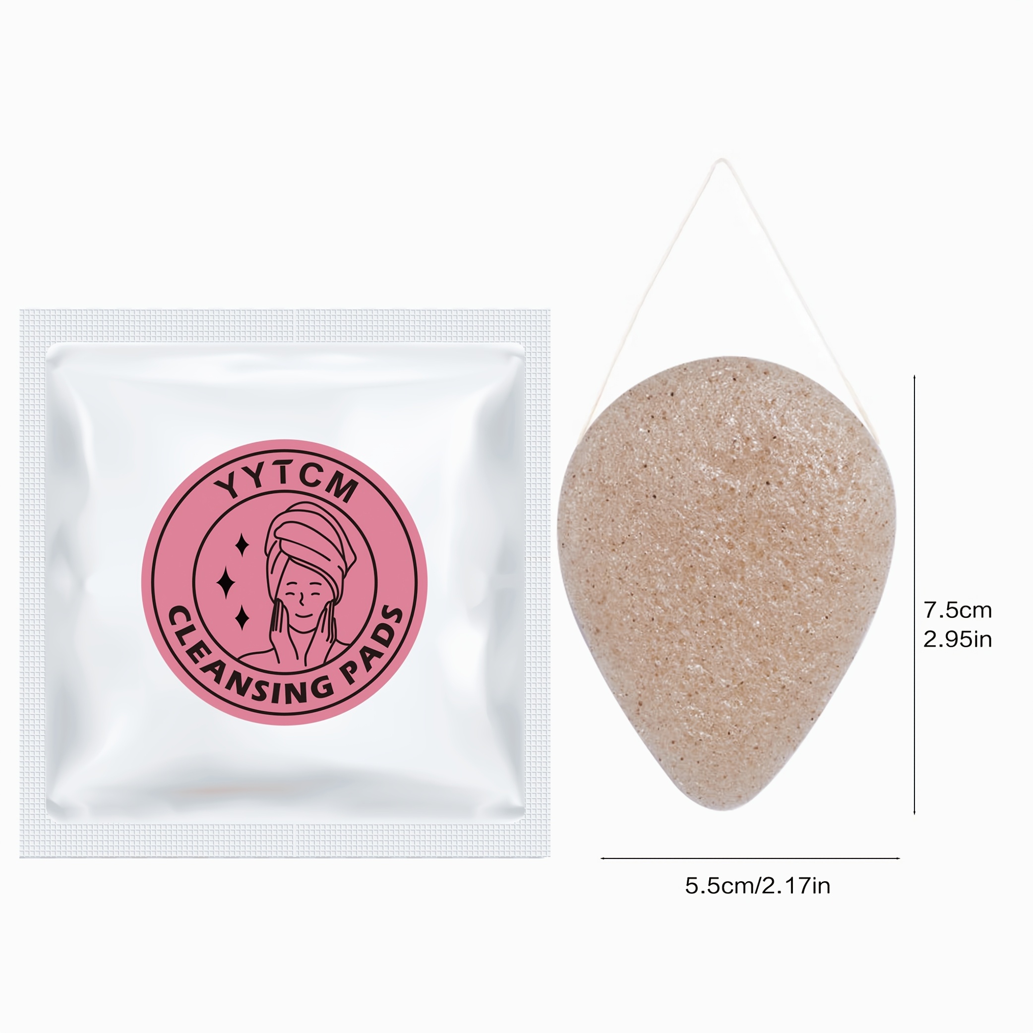 월넛 씨드 곤약 페이스 스펀지, 천연 클렌징 퍼프 (얼 - Cosmetic Sponge 리뷰 및 가격
