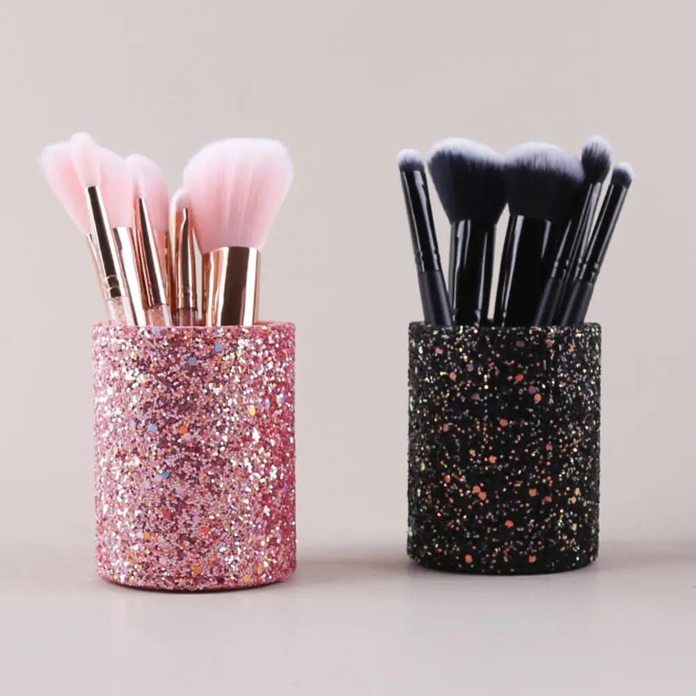 반짝이는 메이크업 브러쉬 버킷 화장품 보관 펜 박스 데 - Beauty Kiss Makeup 리뷰 및 가격