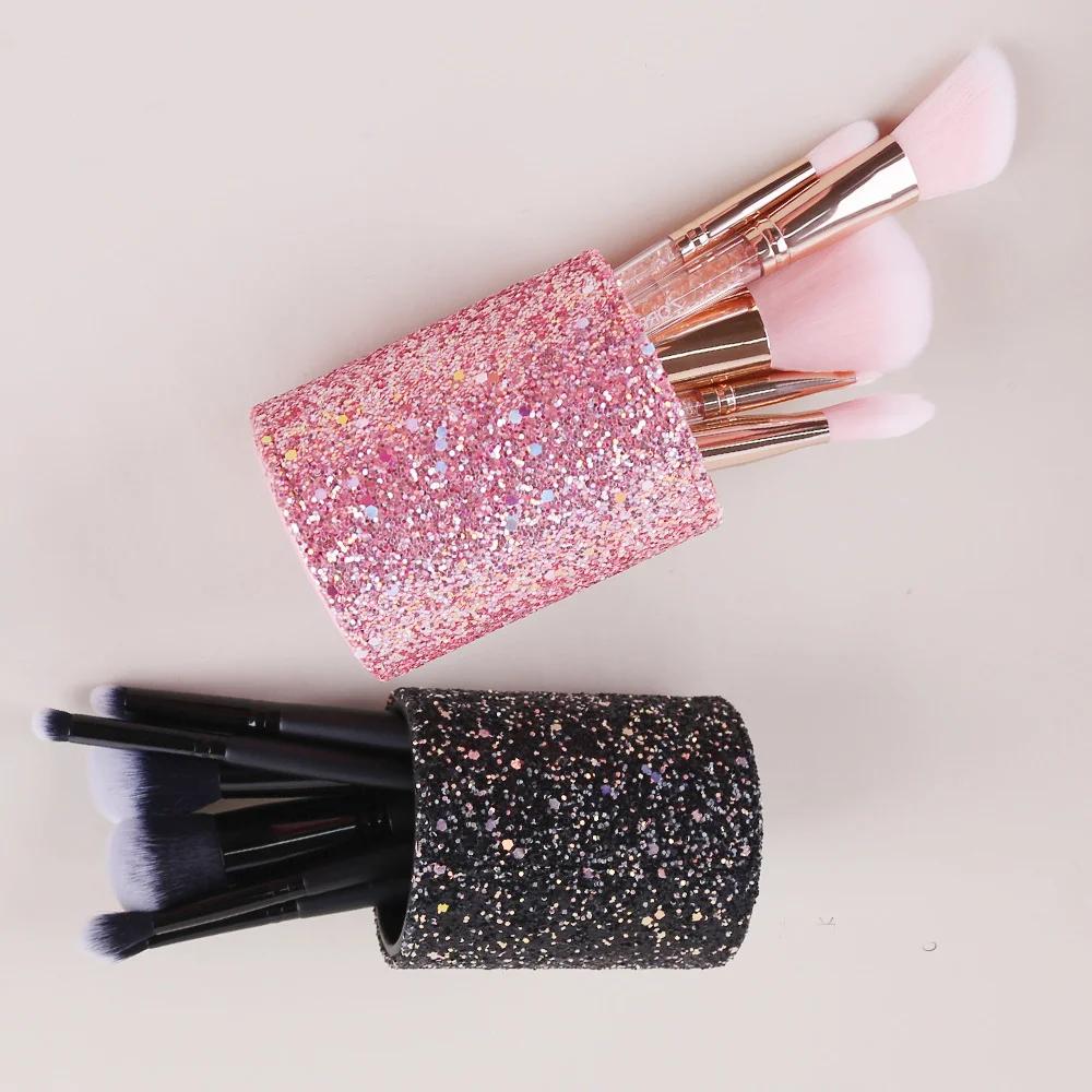 반짝이는 메이크업 브러쉬 버킷 화장품 보관 펜 박스 데 - Beauty Kiss Makeup 리뷰 및 가격