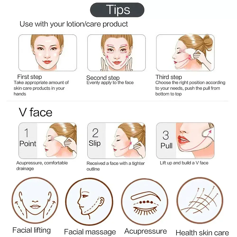 3Pcs Gua Sha 스크레이퍼 보드 롤러 마사지 G - Jade Roller Gua Sha 리뷰 및 가격