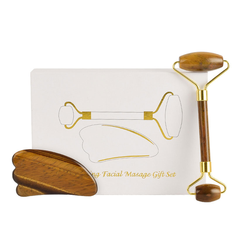 천연 타이거 아이 스톤 구 아슈 스크레이퍼 옥 롤러 마 - Jade Roller Gua Sha 리뷰 및 가격
