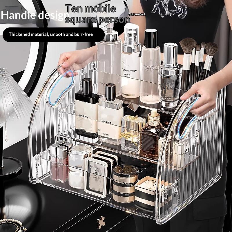 대용량 투명 아크릴 메이크업 보관 스탠드 다층 화장품  - Beauty Kiss Makeup 리뷰 및 가격