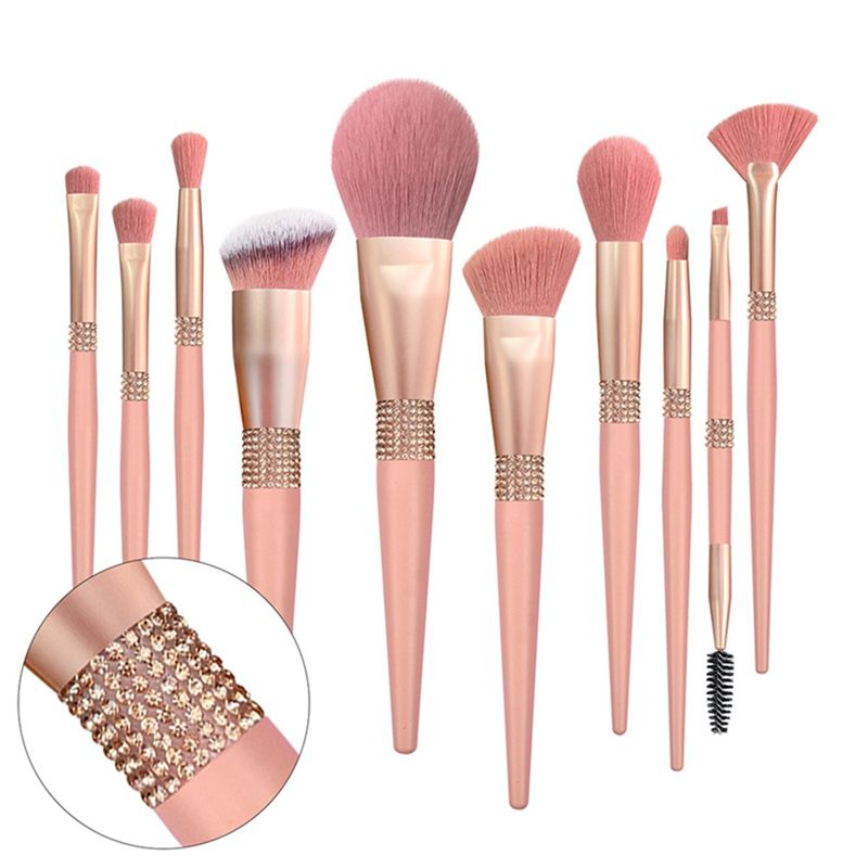 A38F 10개입 코랄 레드 브릴리언트 메이크업 브러쉬 - Beauty Makeup Filter 리뷰 및 가격