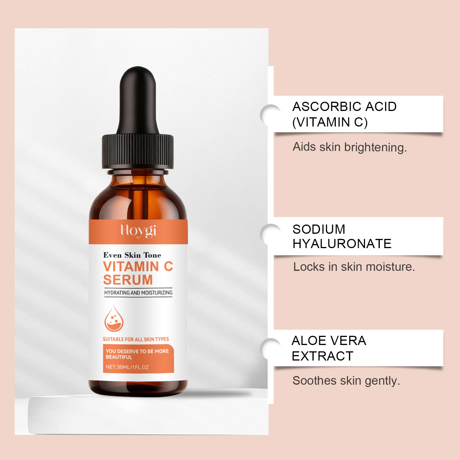 비타민 C 세럼 페이스용 히알루론산 브라이트닝 다크 스 - Vitamin C Serum Face 리뷰 및 가격