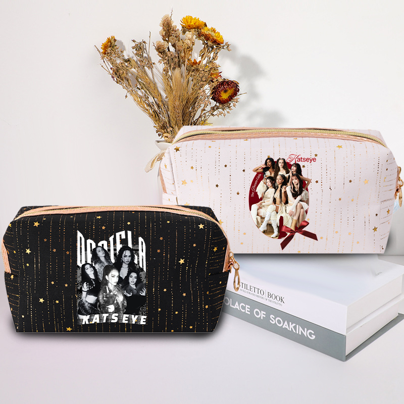 패션 K-POP K-KATSEYE 메이크업 가방 핫 스 - Beauty Bag Makeup 리뷰 및 가격
